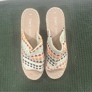 TOMS Women's Colorful Espadrille Slip-Ons